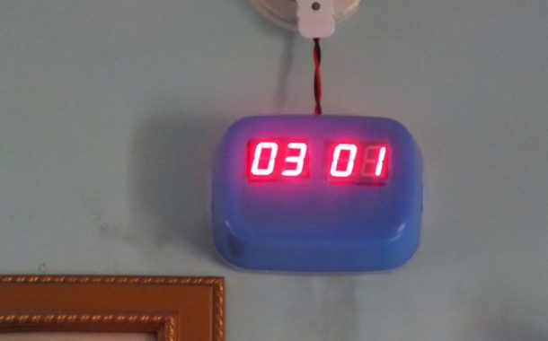 Digital Wall clock Using Atmega-8 and RTC