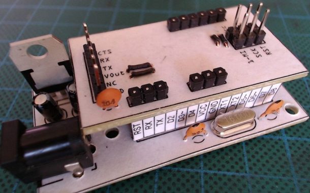 Small Footprint ATMega328P Board