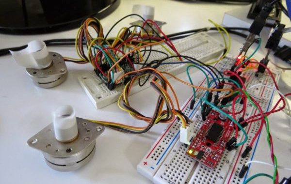 Drive a stepper motor with acceleration and deceleration using an Allegro driver on ATmega8