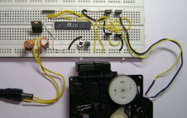 PWM Motor Driver with MOSFET H-Bridge and AVR ATmega8