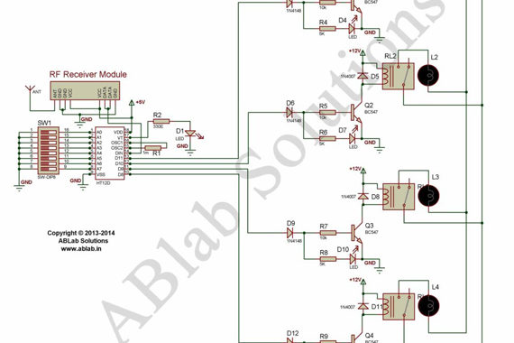 Accelerometer and Relay based Hand Gesture Controlled Wireless Home Automation System with ATmega32 using 433MHz RF