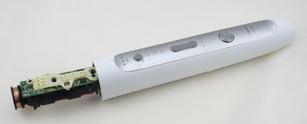 Sonicare toothbrush teardown- microcontroller, H bridge, and inductive charging