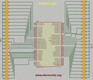 Festival Light Using ATMEGA169P Microcontroller