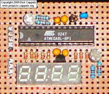 ATmega8-Based 10-Bit LED Digital Panel Meter with Auto-Ranging