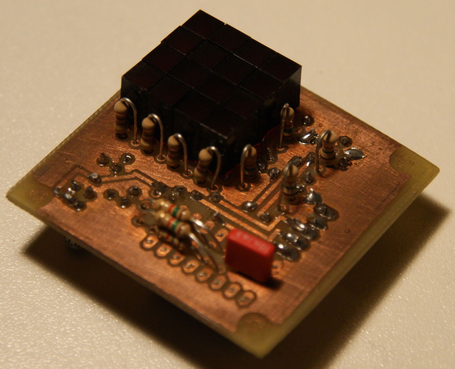 ATmega32-AVR: Building a Dynamic 4×4 LED Display Interface