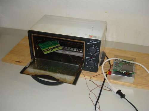Hack a Toaster Oven for Reflow Soldering using ATmega32 microcontroller