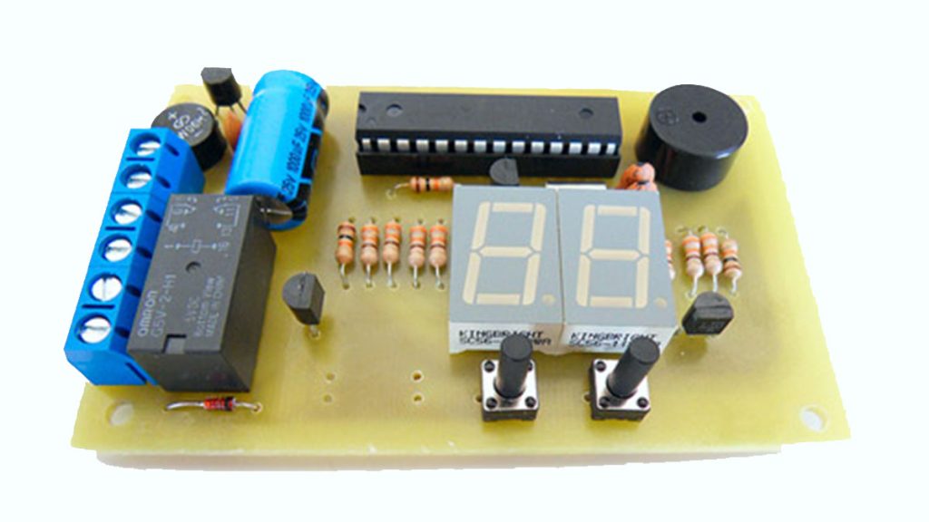 AVR Switch Timer using ATmega8 Microcontroller