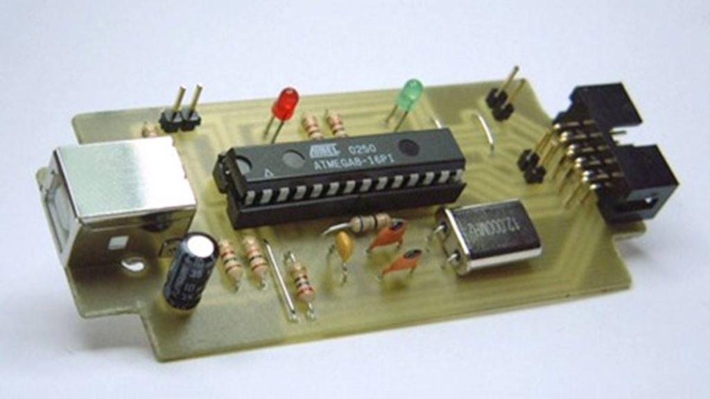 Simple USB AVR programmer USBasp using ATMega8 microcontroller