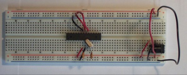 Standalone Arduino  - ATMega chip on breadboard