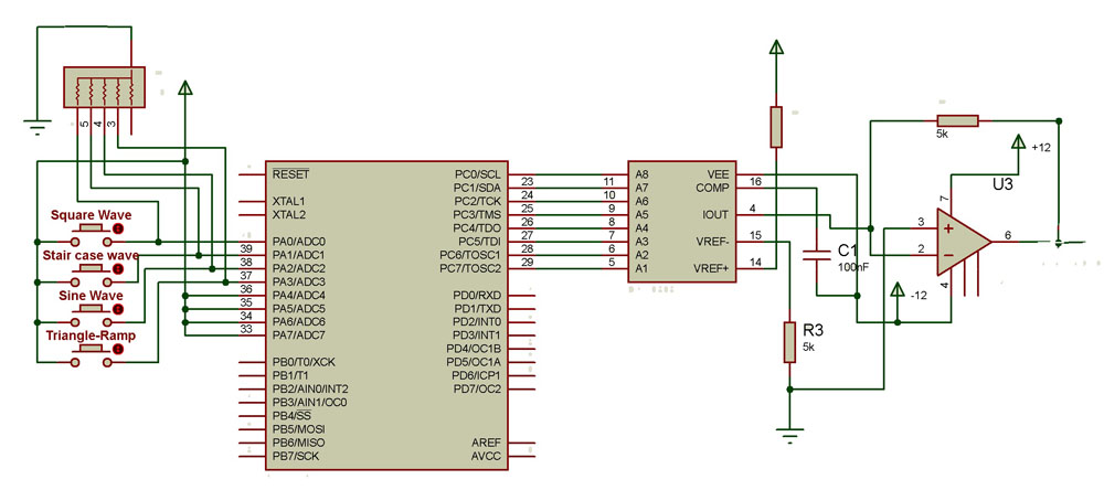 distort Maori Medieval DIY - Waveform Generator using AVR Microcontroller - ATMega32 AVR