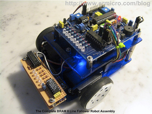 Build Your Own Microcontroller Based PID Control Line Follower Robot (LFR) – Second Part