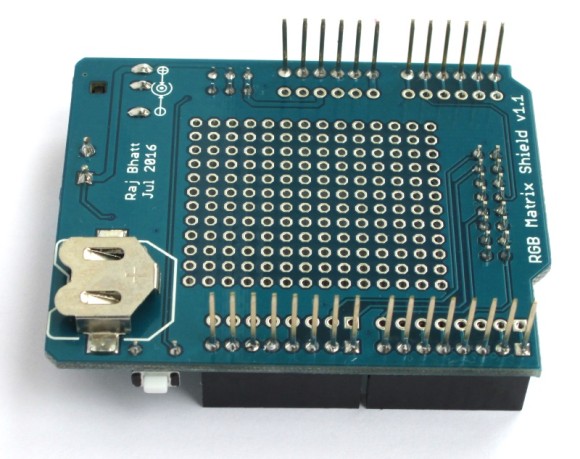 Circuit 16×32 RGB Matrix Panel Driver Arduino Shield