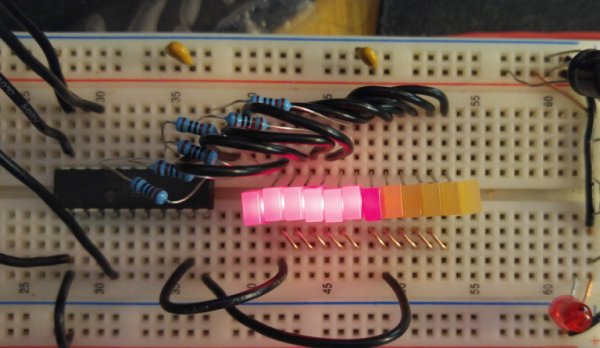 MCU-based LED-VU Meter