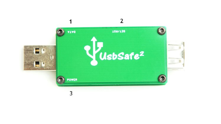 UsbSafe² – Programmable dongle for protecting USB devices from USB hosts and-chargers