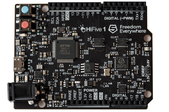 Circuit HiFive1, An Open-Source RISC-V Development Kit