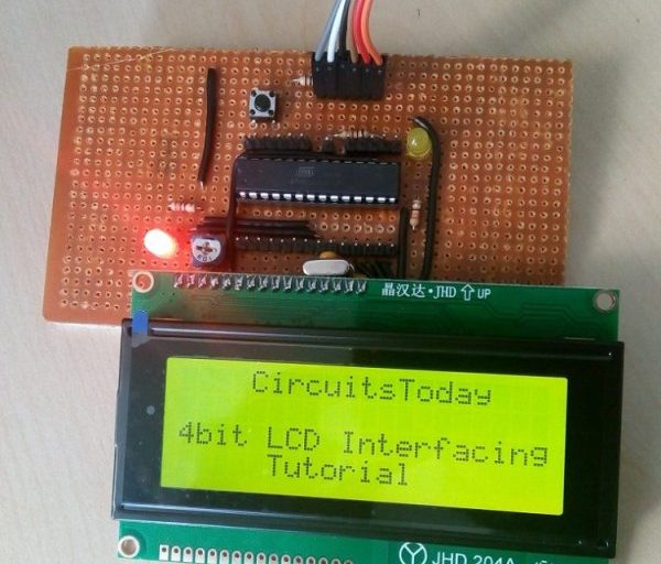 Interfacing LCD Module with AVR in 4-Bit Mode