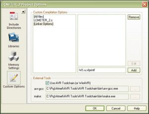 Standard Library & String Formatting for AVR schematics