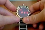 MULTI-FUNCTION DIGITAL WRISTWATCH CIRCUIT ATMEL ATMEGA168PA