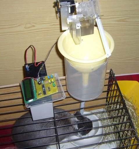 AUTOMATIC RABBIT FEEDING SYSTEM ATMEGA8 TIMER