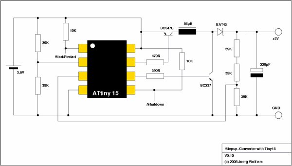 DC DC CONVERTER PROJECT SCHEMATIC
