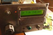 ADC EXAMPLE ATMEGA8 DIGITAL VOLT METER AMMETER AVR PROJECT