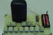 ELECTRONIC PIANO CIRCUIT ATTINY2313 SIMPLE AUDIO PROJECT