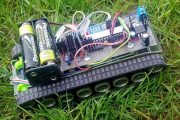 TANK ROBOT ATMEGA48 BLUETOOTH JAVA PROJECT