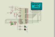 AT89S52 DS1620 THERMOMETER CIRCUIT (LCD DISPLAY)