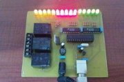 ATMEL ATMEGA8 VIA USB CONTROL CIRCUIT