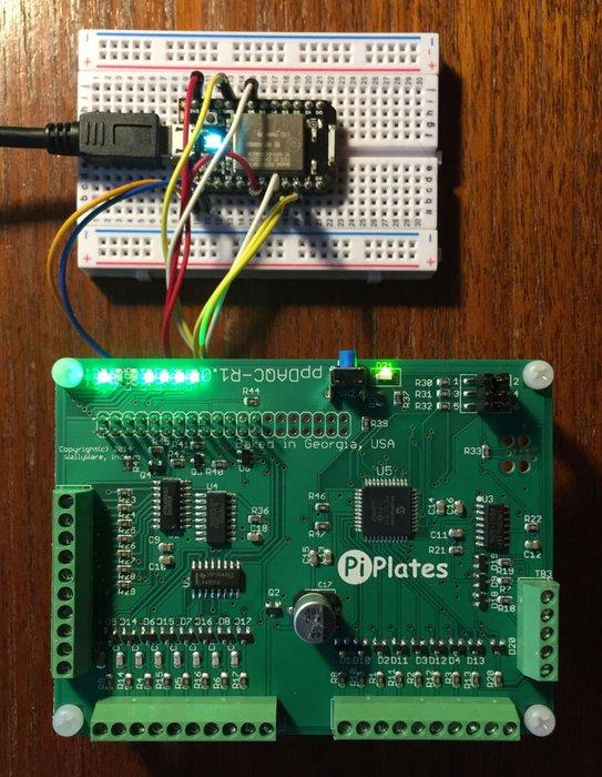 Control Pi Plate With Spark Core