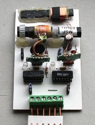 A combined MSF DCF atomic clock receiver