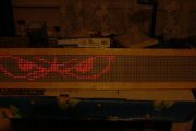 ATMEGA128 ATMEGA32 PC CONTROLLED LED MATRIX ANIMATION LED SIGNS
