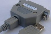 USB TO LPT CONVERTER CIRCUIT WITH ATMEL ATMEGA8