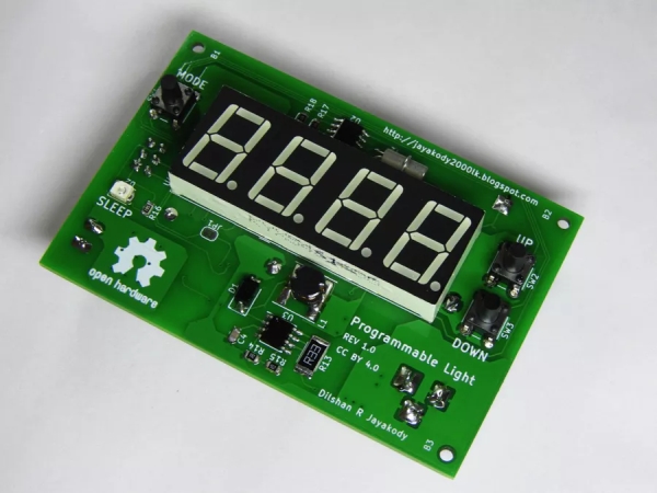 PROGRAMMABLE DAY NIGHT LIGHT CONTROLLER BASED ON ATMEGA8