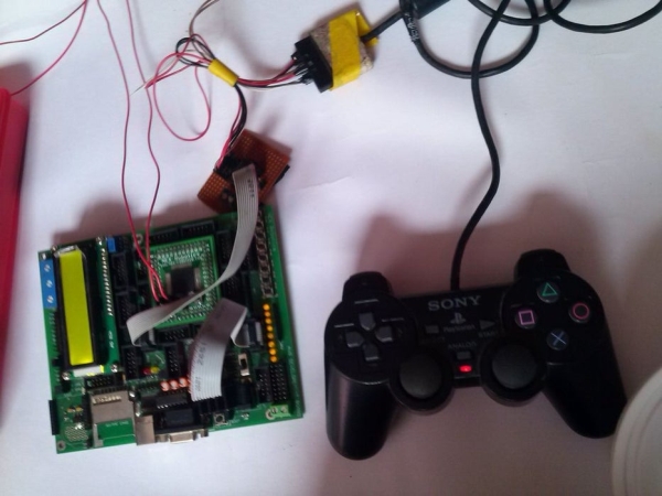 Interfacing PS2 Controller With AVR Bit Bang