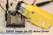 ESP32: DIY Motor Driver With ESP32 Controller
