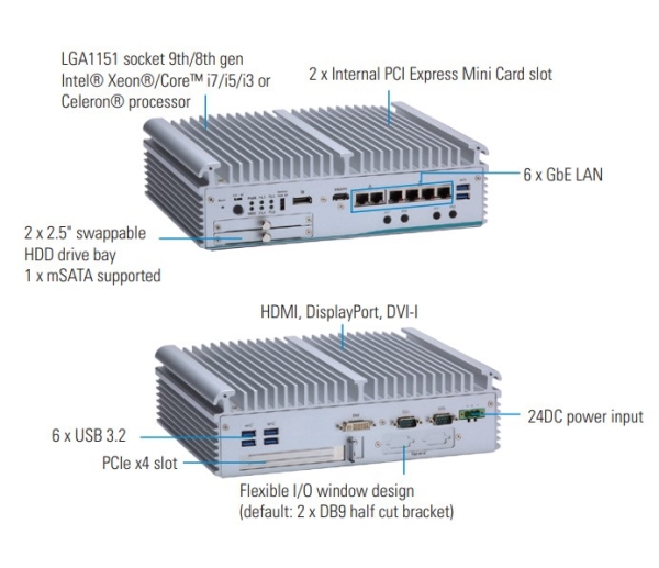 AXIOMTEK’S EBOX710 521 FL – A WORKSTATION GRADE FANLESS EMBEDDED SYSTEM FOR EDGE COMPUTING
