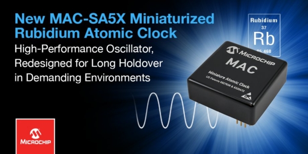 MINIATURE ATOMIC CLOCK MAC – SA5X IS ONLY 2 X 2″ 1