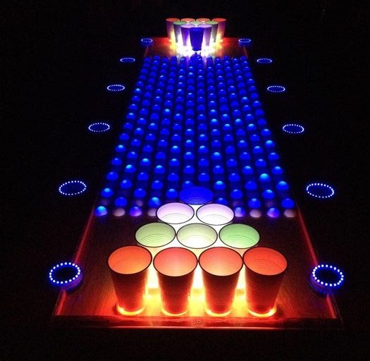 Interactive LED Beer Pong Table