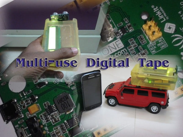 BT Portable Multi use Tape Using Linkit One