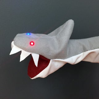 Blinking Shark Puppet 1