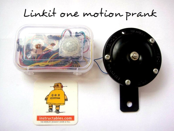 Linkit One Motion Sensor Prank