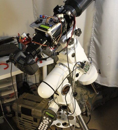 Wifi-controlled Telescope+DSLR With Motorized Focuser