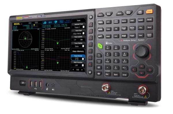 RIGOL RSA3000N5000N REAL TIME SPECTRUM ANALYZERS WITH VECTOR NETWORK ANALYSIS