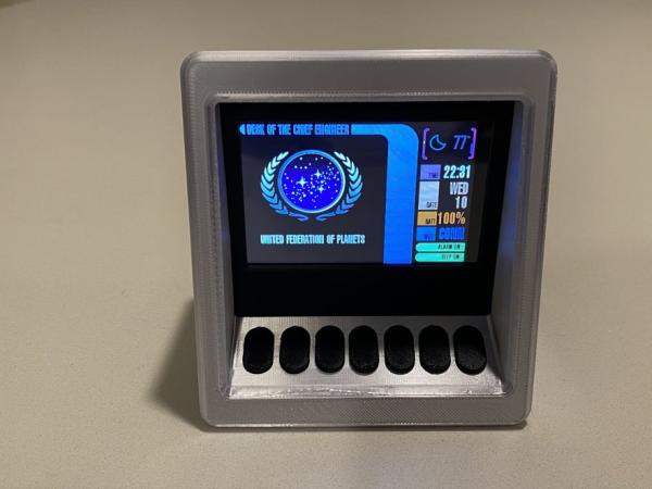 Make It So Star Trek TNG Mini Engineering Computer