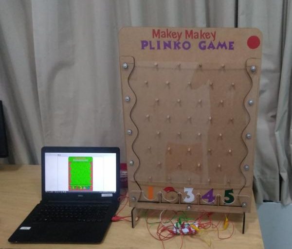 Magnetic Plinko Game With Makey Makey