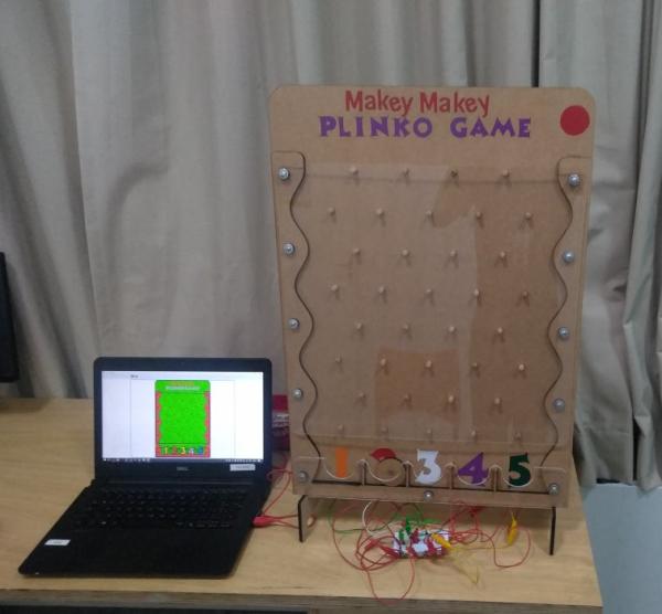Magnetic Plinko Game With Makey Makey