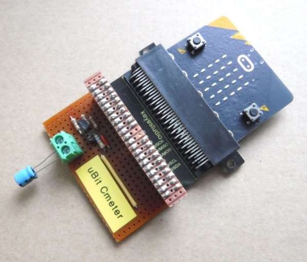 Microbit Capacitance Meter