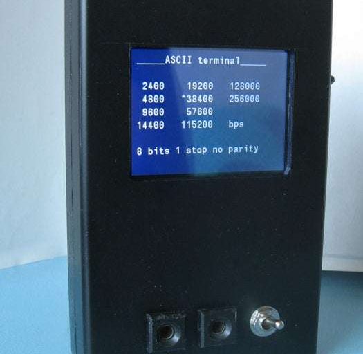 Serial Monitor With ILI9341 and BluePill