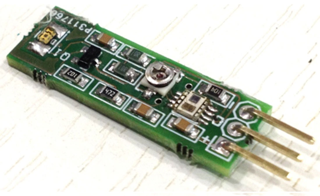 REFLECTANCE BASED PROXIMITY SENSOR USING SI1102
